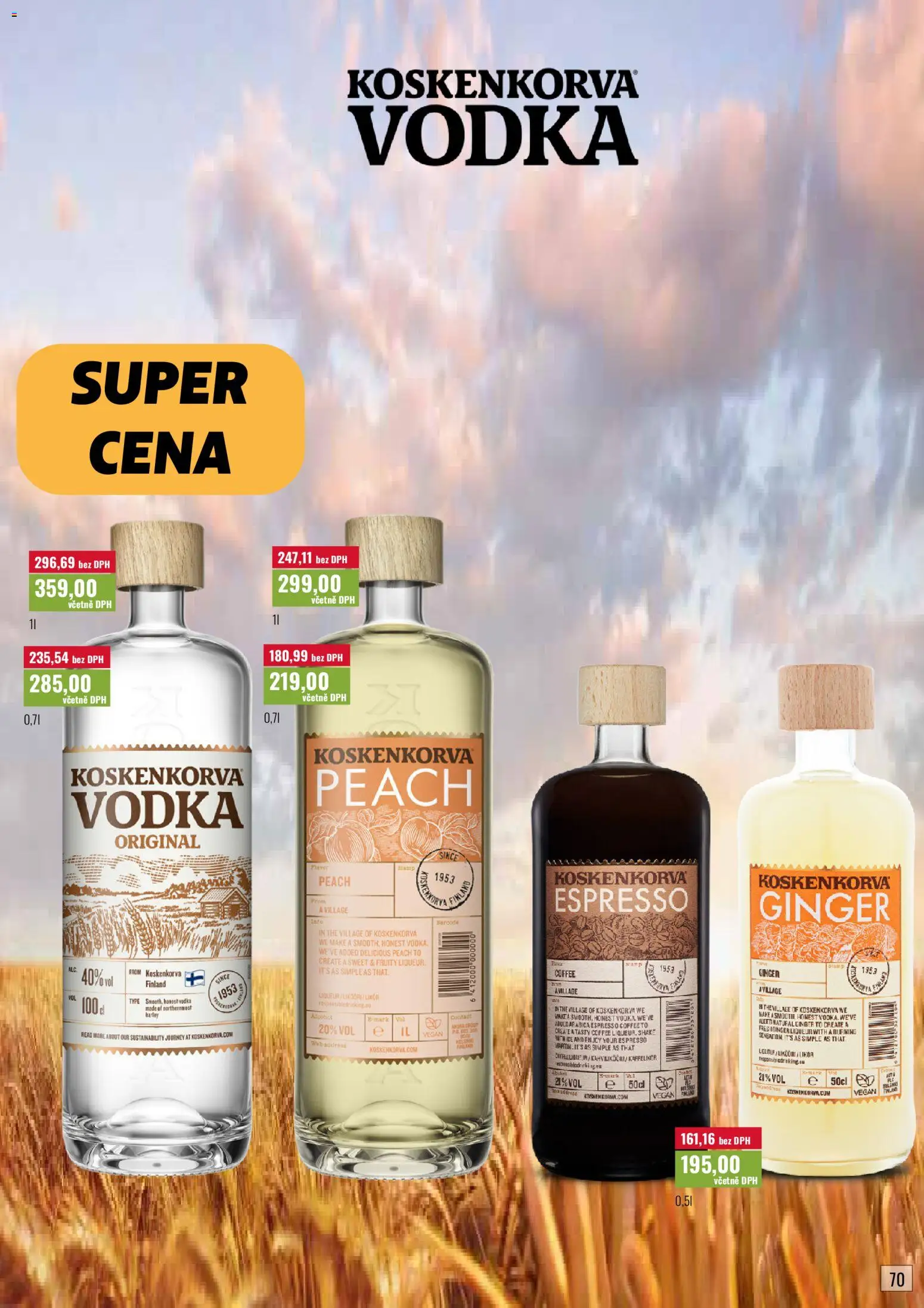 Ratio leták od 01.04.2026 | Strana: 71 | Produkty: Vegan, Vodka