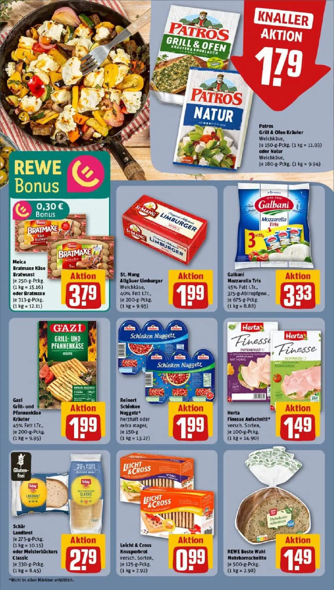 Rewe prospekt Nierstein	 - gültig ab dem 13.07.2025 | Seite: 10 | Produkte: Ofen, Bratwurst, Patros, Schinken