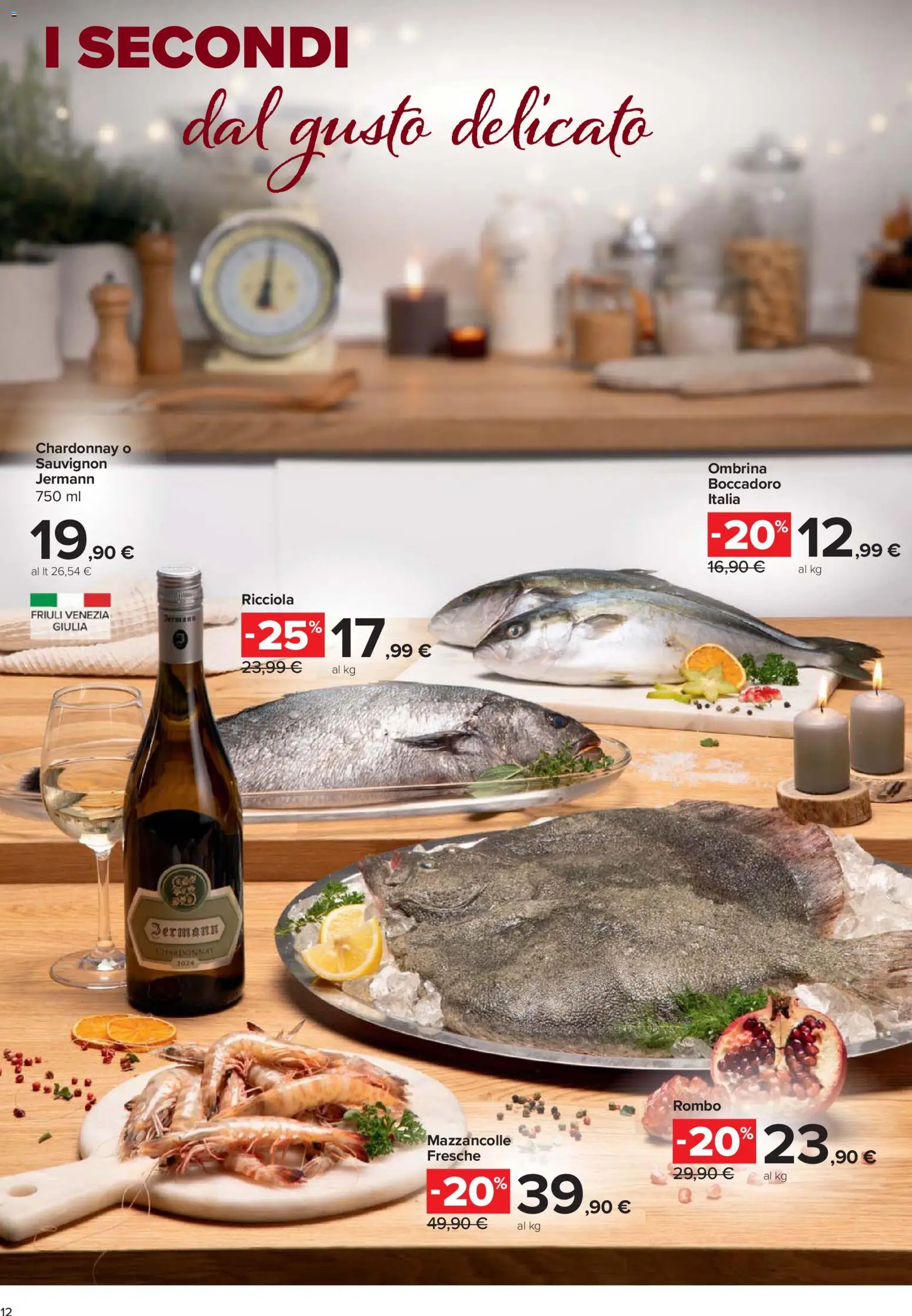 Volantino Carrefour del 27.11.2025 | Pagina: 12 | Prodotti: Mazzancolle