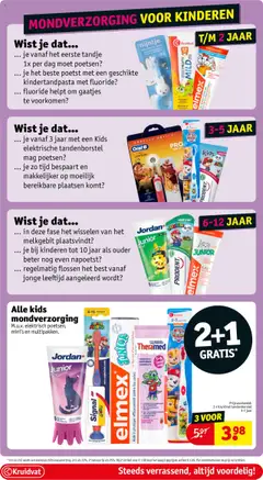 Kruidvat - Baby Deal Dagen - Voorbeeld van een folder van Kruidvat, geldig van 27.10.2025 | Pagina: 18 | Producten: Elektrische tandenborstel, Mondverzorging, Tandpasta, Kan