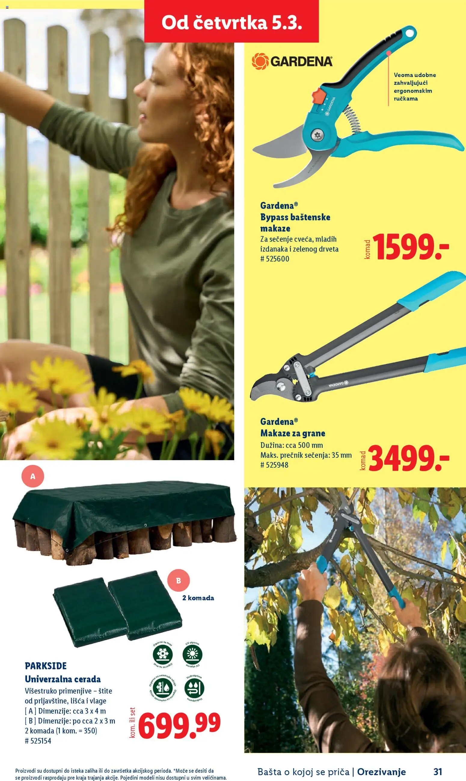 Lidl katalog - važi od 26.02.2026 | Strana: 31 | Proizvode: Parkside, Makaze