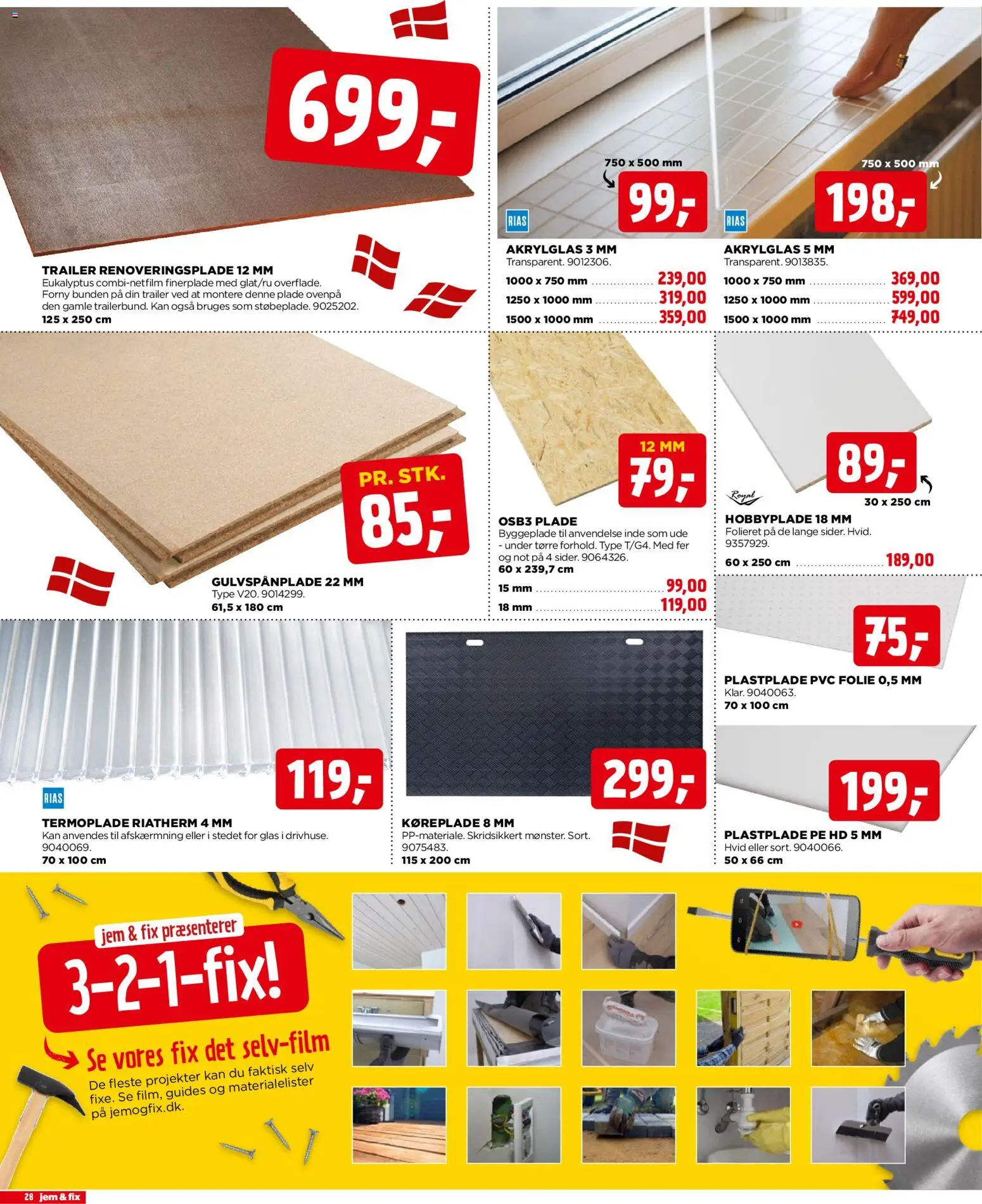 Jem & fix tilbudsavis – gyldig fra 08.03.2026 | Side: 28 | Produkter: Søm