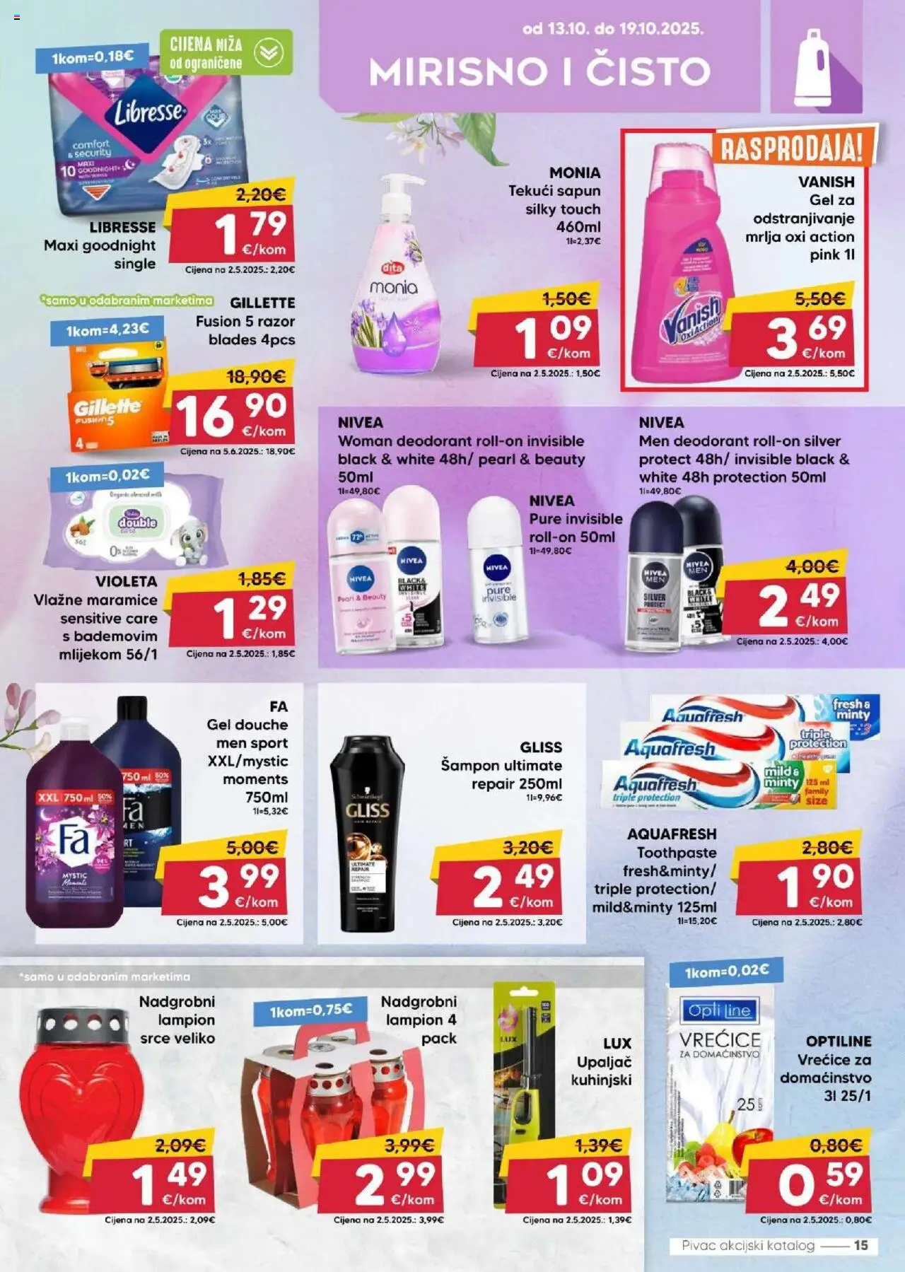 Pivac katalog | vrijedi od 13.10.2025 | Stranica: 15 | Proizvodi: Šampon, Sapun, Nivea, Libresse