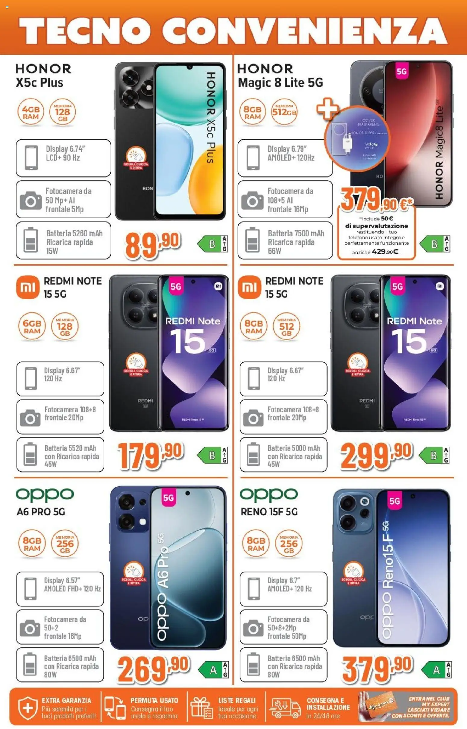 Volantino Expert del 26.03.2026 | Pagina: 3 | Prodotti: Telefono, Fotocamera, Batteria