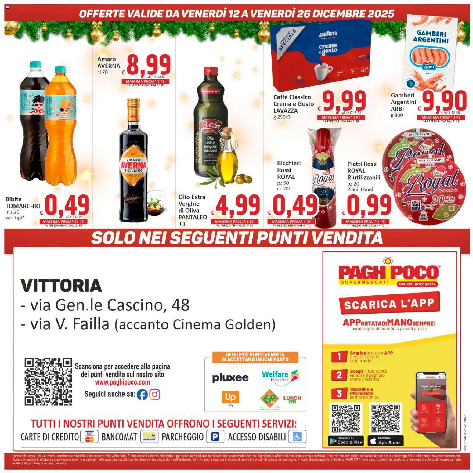 Volantino Paghi Poco del 12.12.2025 | Pagina: 24 | Prodotti: Crema, Caffè, Tè, Bibite
