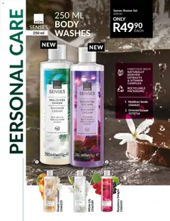 New Avon catalogue – valid from 01.09.2025 | Page: 176 | Products: Shower, Cream, Shower gel, Salt