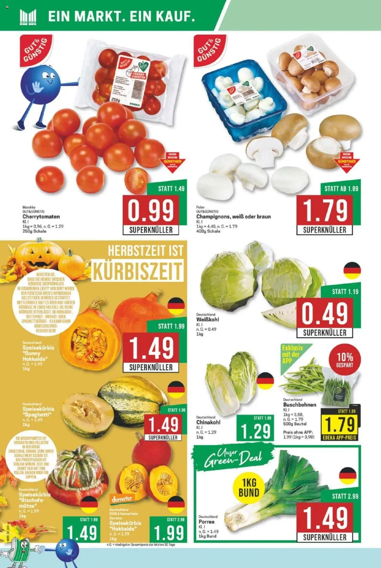 Marktkauf Prospekt 	 – gültig ab 22.09.2025 | Seite: 2 | Produkte: Küche, Tomaten, Chinakohl