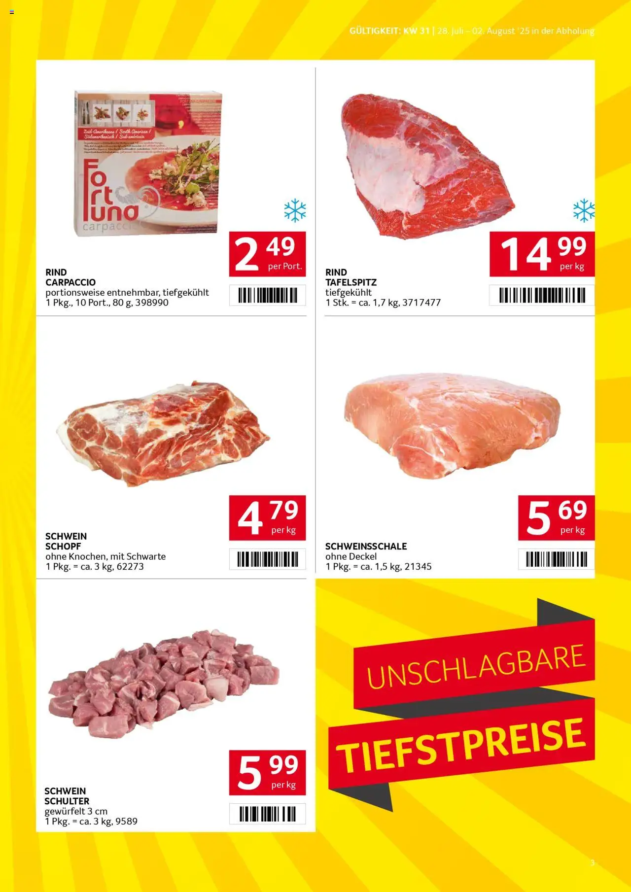 Transgourmet Flugblatt gültig ab 27.07.2025 | Seite: 3