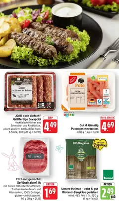 Pute, Gut & Günstig Putengeschnetzeltes 400 g ab 23.03.2026 gültig | Seite: 3