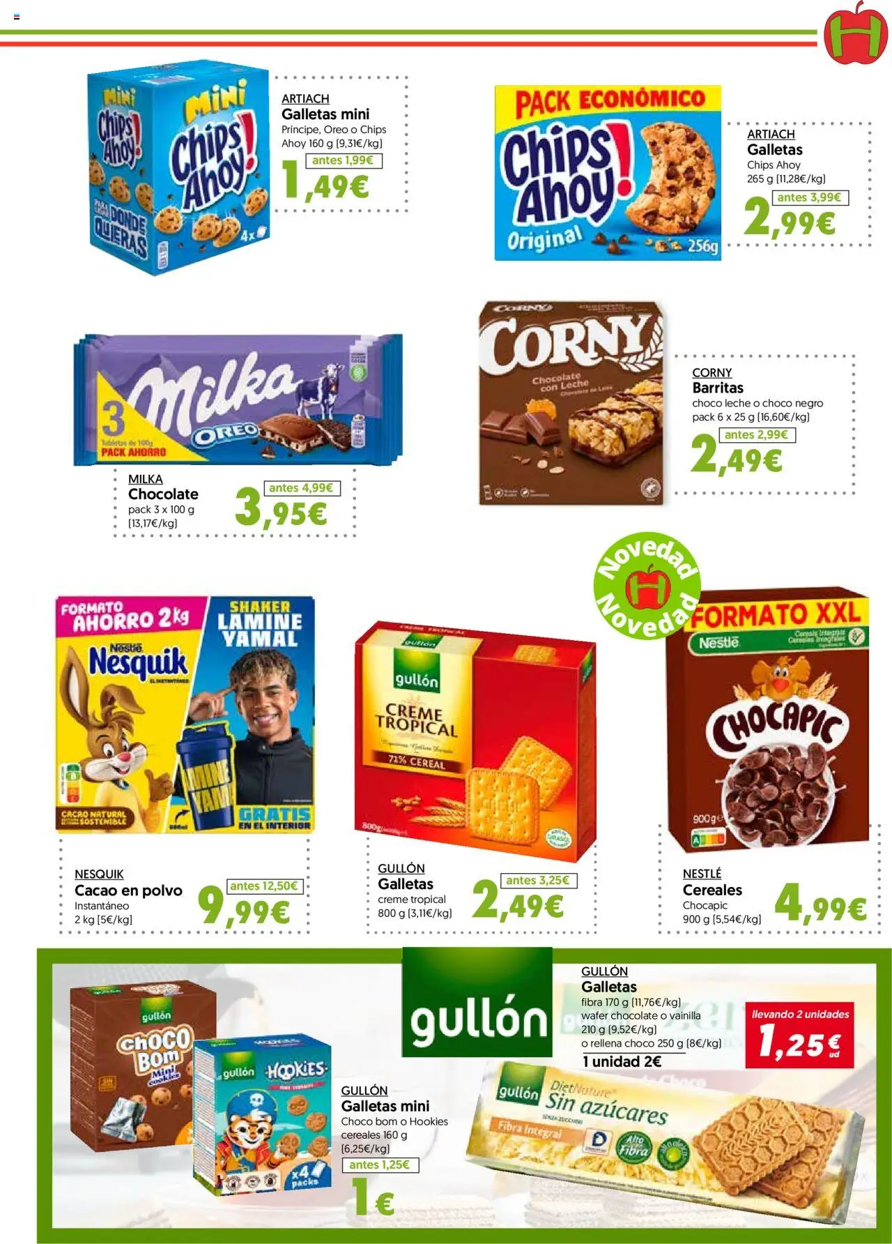 Hiper Usera folleto │ válido desde el 01.10.2025 | Página: 13 | Productos: Polvo, Chocolate, Cereales, Φρυγανιές σικάλεως