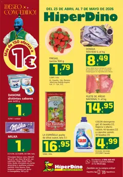 Vista previa HiperDino folleto válido desde el 23.04.2026