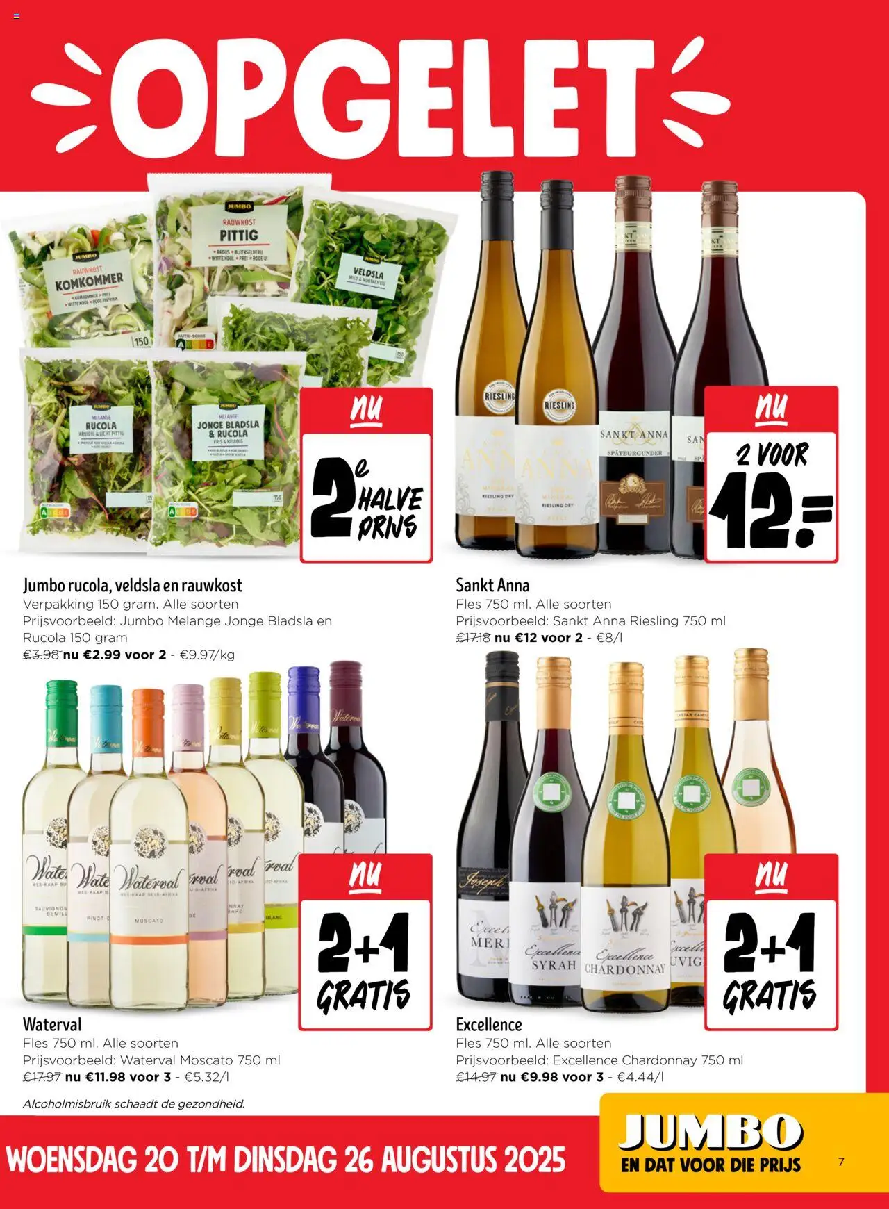  | Pagina: 7 | Producten: Fles, Komkommer, Rucola