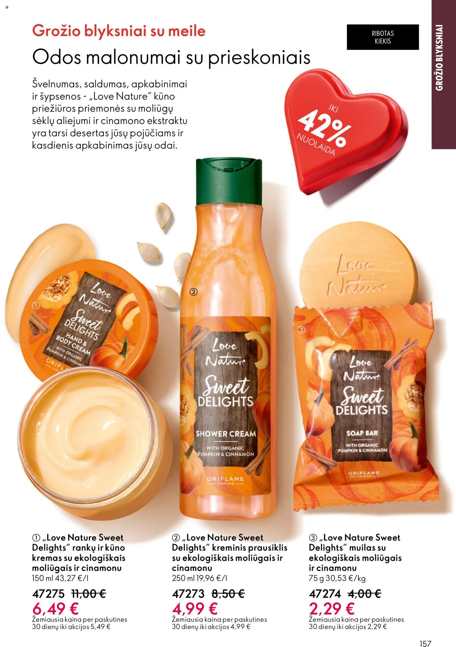 Oriflame akcijos nuo 28.01.2026 | Puslapis: 157 | Prekių: Kremas, Muilas, Prausiklis