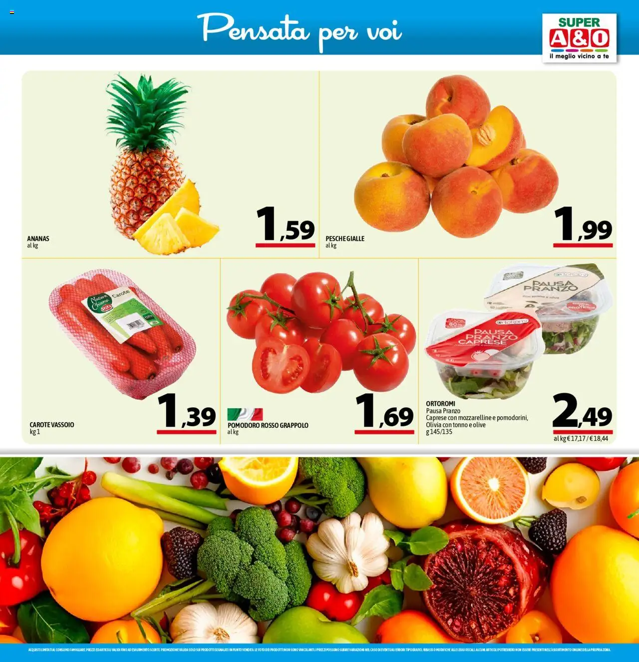 Volantino A&O del 07.08.2025 | Pagina: 3 | Prodotti: Tè, Olive, Ananas, Tonno