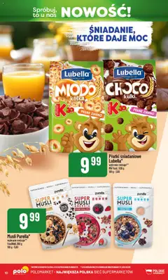 POLOmarket Gazetka - Nowości od 14.08.2025 | Strona: 10 | Produkty: Płatki śniadaniowe, Musli, Płatki