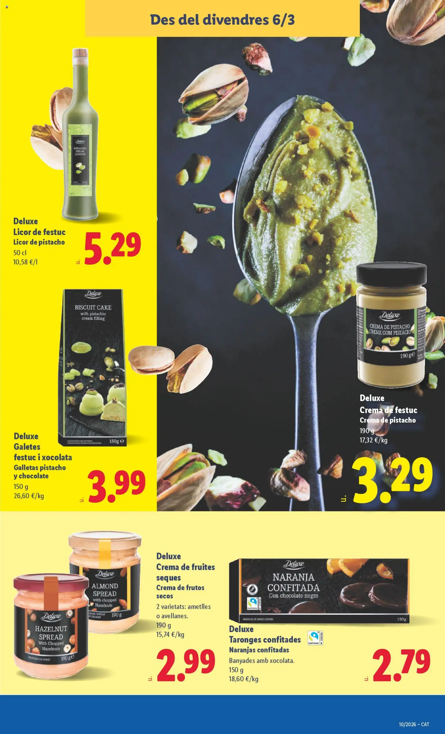 Lidl folleto │ válido desde el 02.03.2026 | Página: 45 | Productos: Chocolate, Naranjas, Frutos secos, Crema