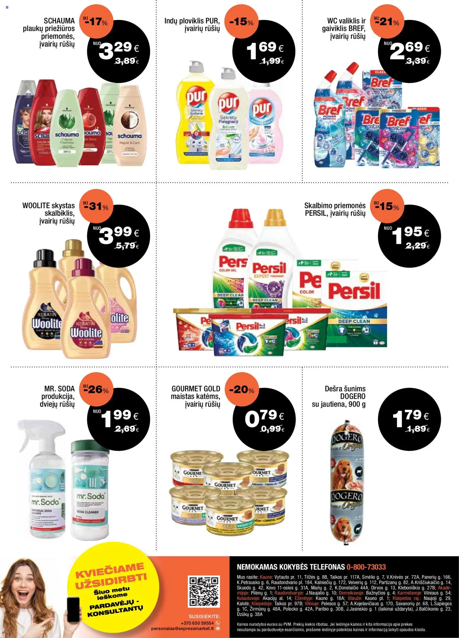 Express market akcijos nuo 19.04.2026 | Puslapis: 8 | Prekių: Telefonas, Wc, Dešra, Ploviklis