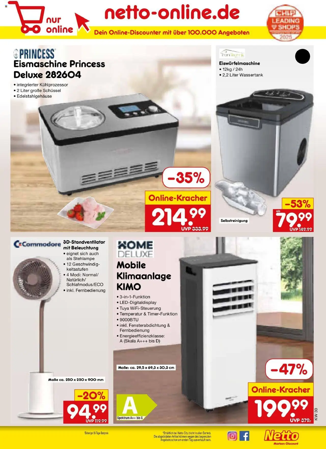 Netto Marken-Discount prospekt Jena-Lobeda	 - gültig ab dem 21.07.2025 | Seite: 41 | Produkte: Klimaanlage