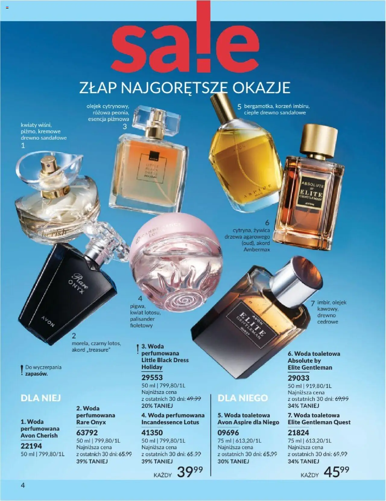 Avon Katalog 07 2025 od 01.07.2025 | Strona: 4 | Produkty: Woda toaletowa, Kwiaty, Woda