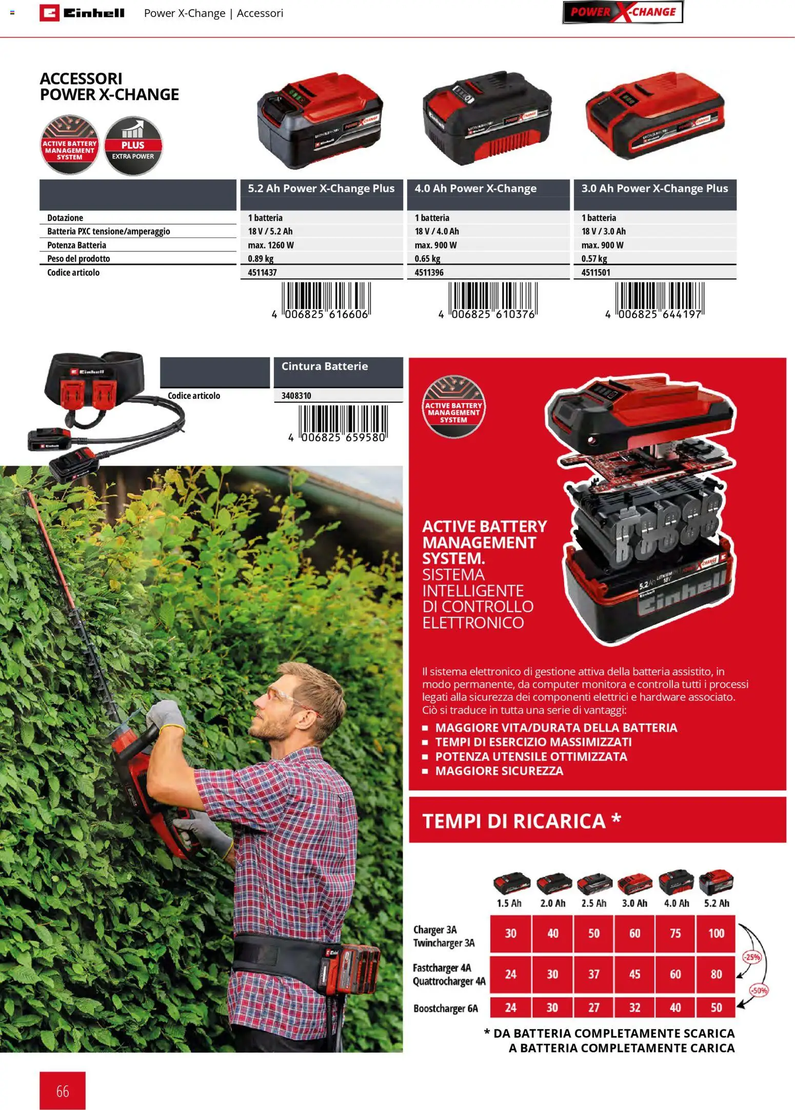 Volantino Einhell del 02.03.2026 | Pagina: 68 | Prodotti: Cintura, Computer, Batteria, Batterie