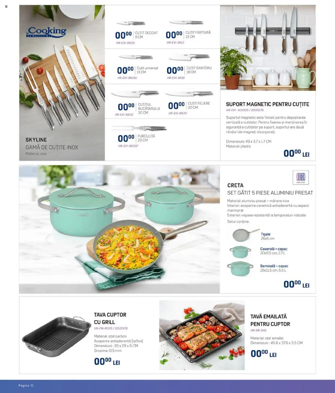Carrefour catalog - Heinner – valabil de la 20.08.2025 | Pagină: 12 | Produse: Suport magnetic, Cuptor, Grill, Vopsea