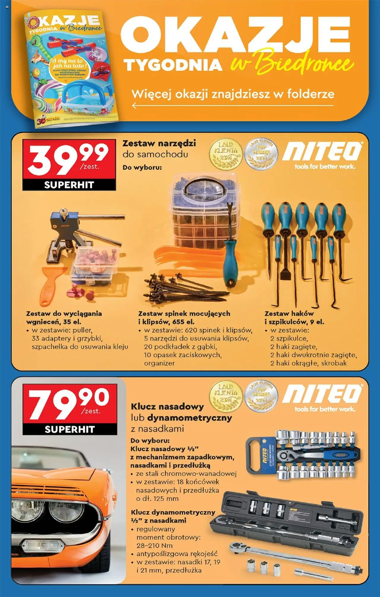 Biedronka gazetka - Oferta W tym tygodniu od 29.05.2025 | Strona: 64 | Produkty: Zestaw narzędzi