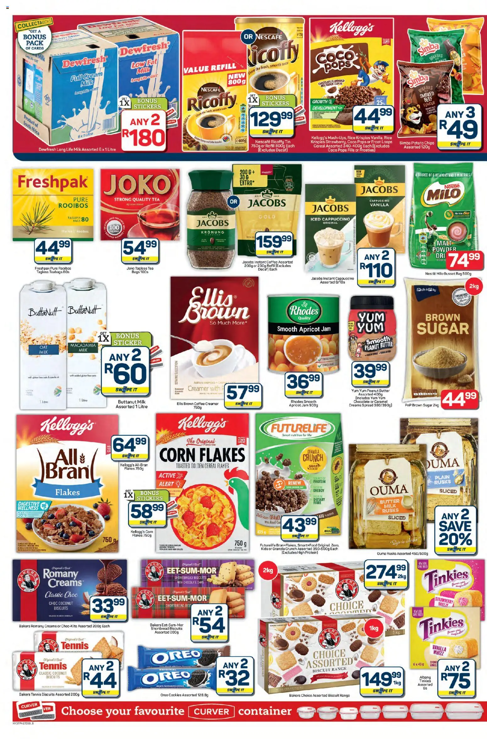 New Pick n Pay catalogue – valid from 23.10.2025 | Page: 6 | Products: Jam, Detergente líquido, Vitamins, Estuche organizador de viaje