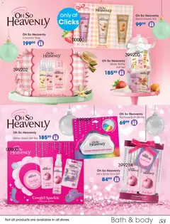 Clicks specials catalogue – valid from 28.10.2025 | Page: 53 | Products: Bag, Cream, Hand cream, Water
