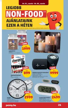 ENERGIZER MAX ELEM*, AA 6 db/cs., 150 Ft/db - amely érvényes a következő dátumtól: 01.04.2026 | Oldal: 30