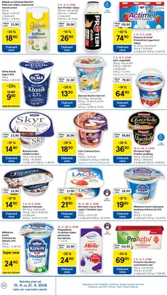 Náhled letáku Bohušovická mlékárna Skyr, 130 g, více druhů od 15.04.2026 | Strana: 20