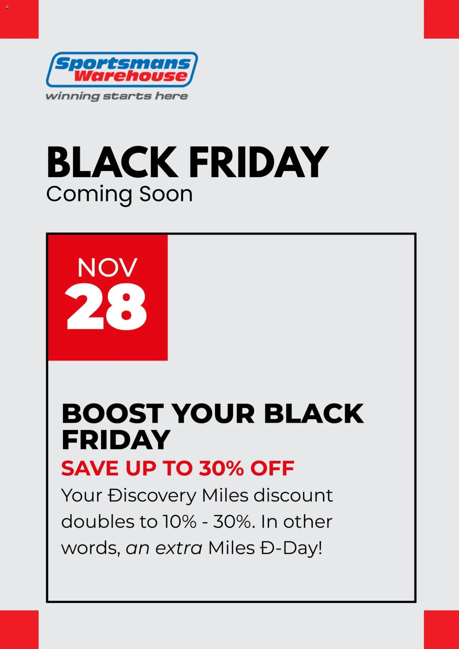 New Sportsmans Warehouse catalogue – valid from 13.11.2025 | Page: 1