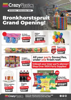 Crazy Plastics specials catalogue – valid from 30.10.2025