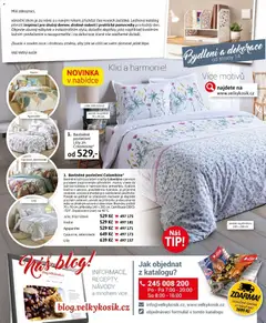 Náhled letáku Velký Košík katalog leden 2026 od 01.01.2026 | Strana: 2 | Produkty: Povlak na polštář, Ložní povlečení, Nábytek, Přikrývka
