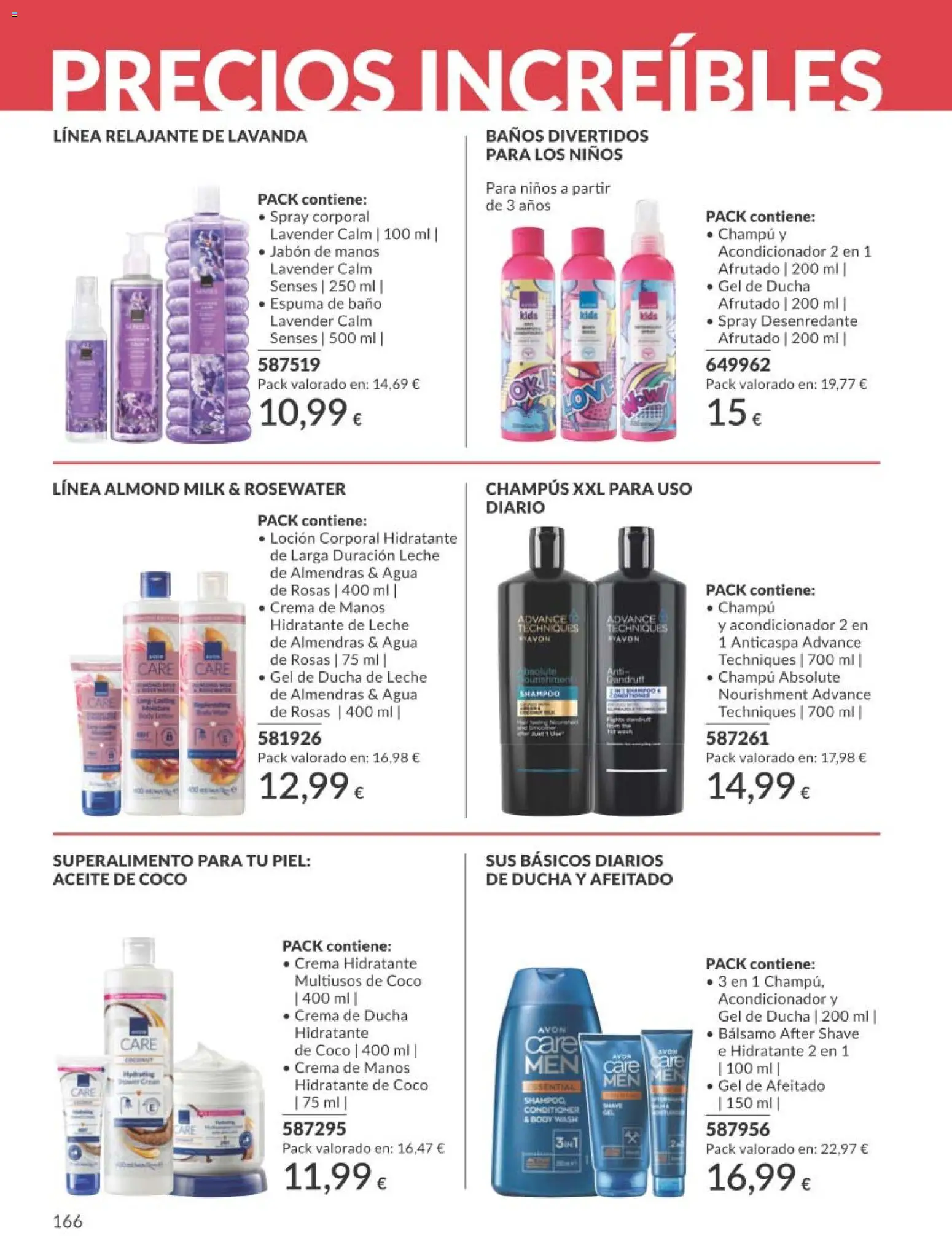 Catálogo AVON campaña 3 │ válido desde el 01.03.2026 | Página: 192 | Productos: Champú, Gel de ducha, Espuma de baño, Crema hidratante