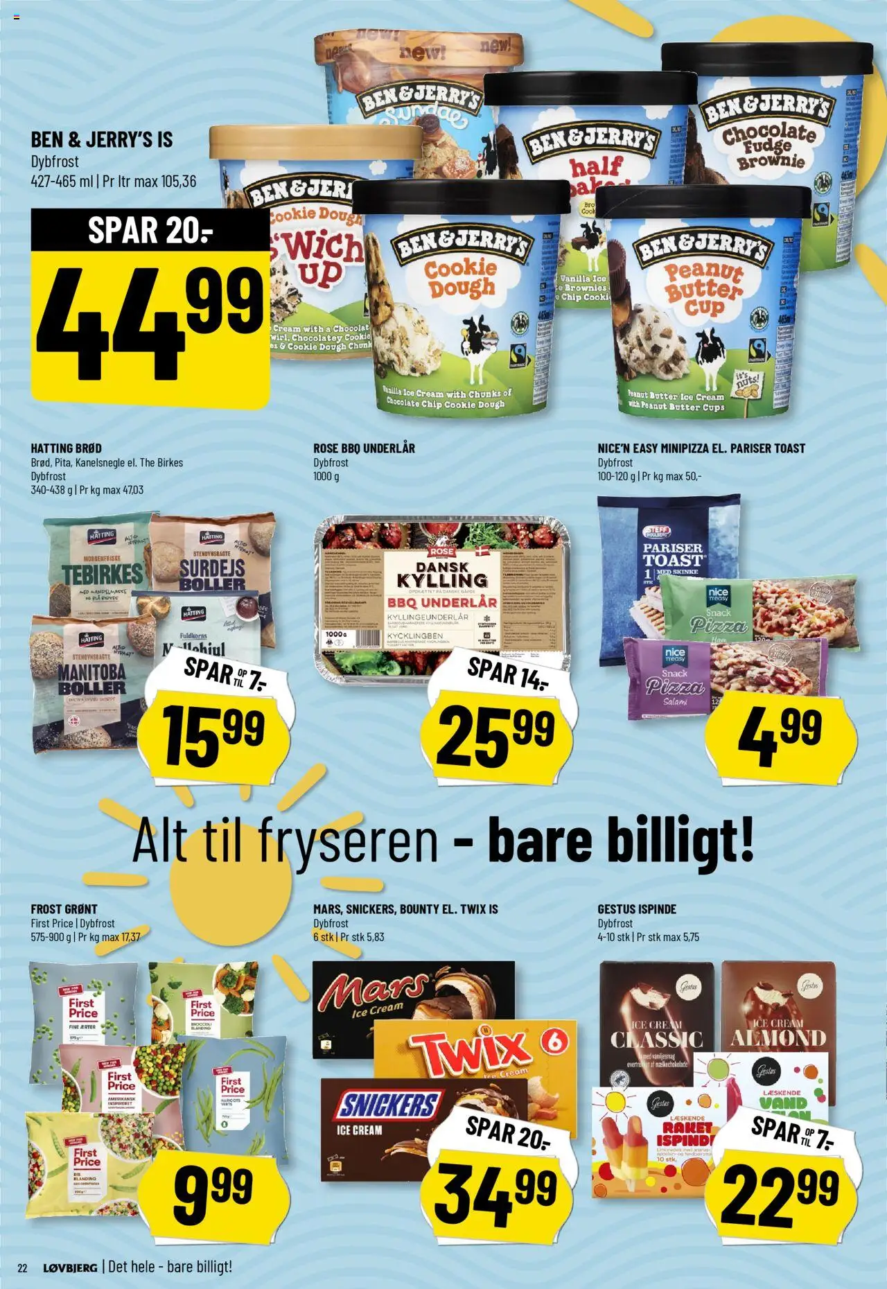 Løvbjerg Tilbudsavis gyldig fra 04.07.2025 | Side: 24 | Produkter: Kanelsnegle, Brød, Skinke, Broccoli