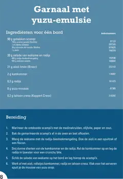 Sligro - Recepten Horeca Expo  - Voorbeeld van een folder van Sligro, geldig van 13.11.2025 | Pagina: 8 | Producten: Salade, De oven, Peper, Komkommer