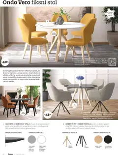 Prima - Interijeri - Pregled kataloga iz trgovine Prima, vrijedi od 01.01.2025 | Stranica: 46 | Proizvodi: Stol