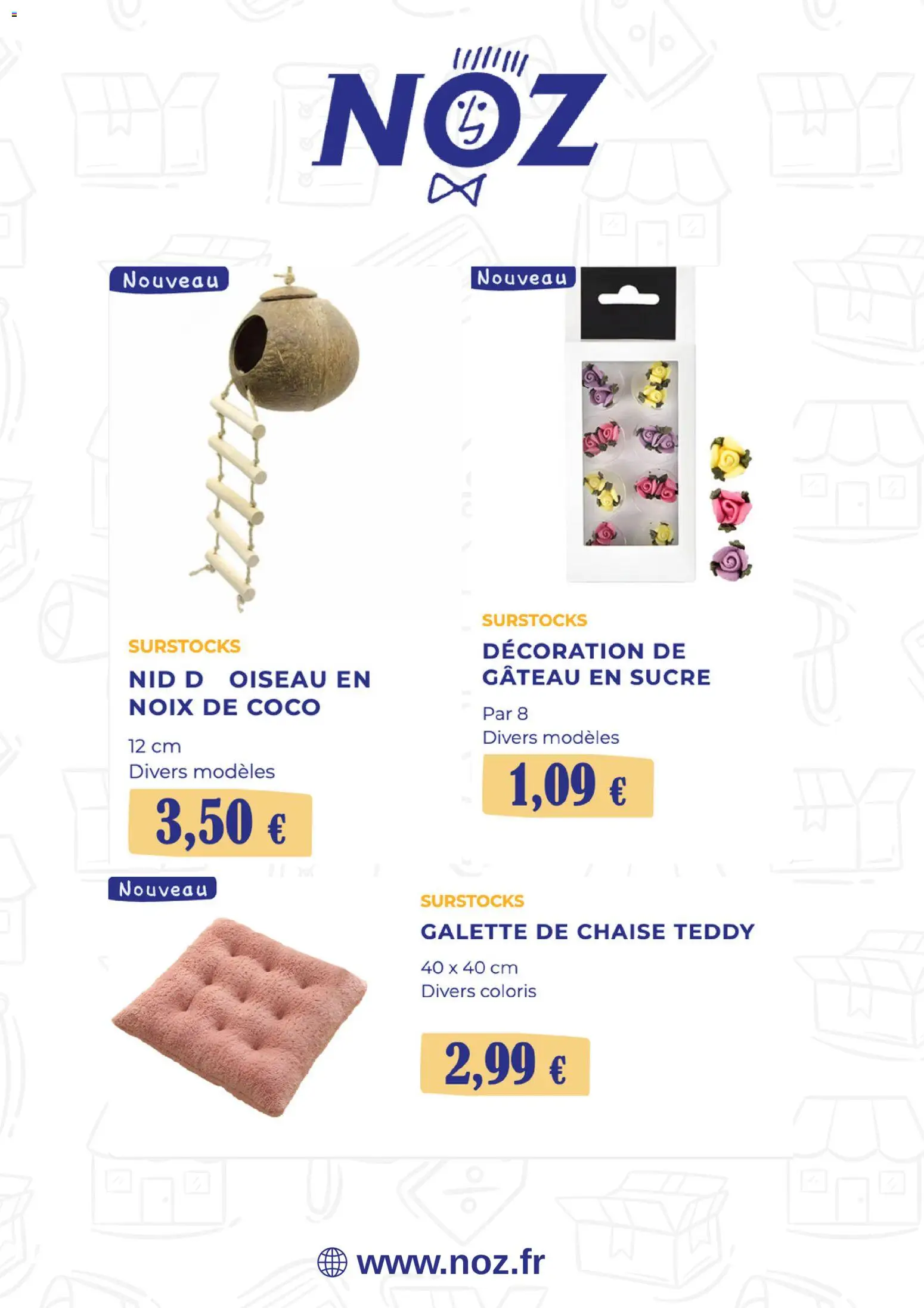 {H1} | Page: 5 | Produits: Sucre, Noix de coco, Chaise, Galette de chaise