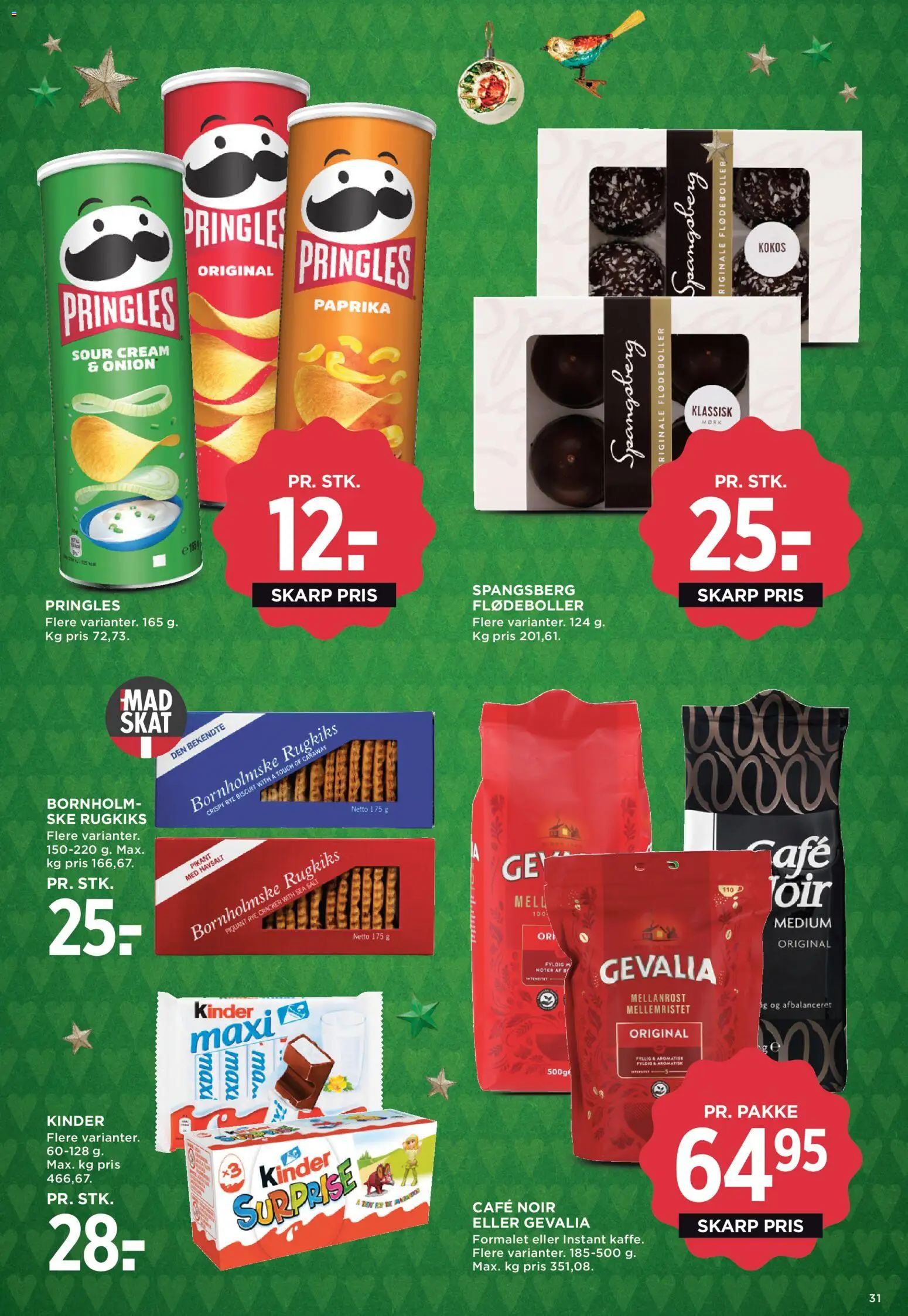 Meny tilbudsavis – gyldig fra 12.12.2025 | Side: 45 | Produkter: Flødeboller, Salt, Paprika, Instant Kaffe
