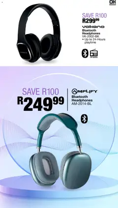 New OK Furniture catalogue – valid from 15.09.2025 | Page: 13 | Products: Radio, Headphones