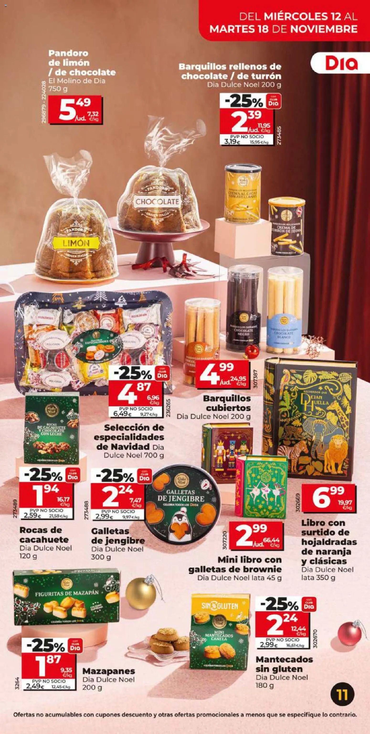 Dia - folleto Market │ válido desde el 12.11.2025 | Página: 11 | Productos: Chocolate, Crema, Galletas