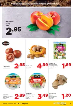 Alimerka folleto Asturias │ válido desde el 07.07.2025 | Página: 7 | Productos: Arroz, Zanahoria, Ensalada, Bandeja