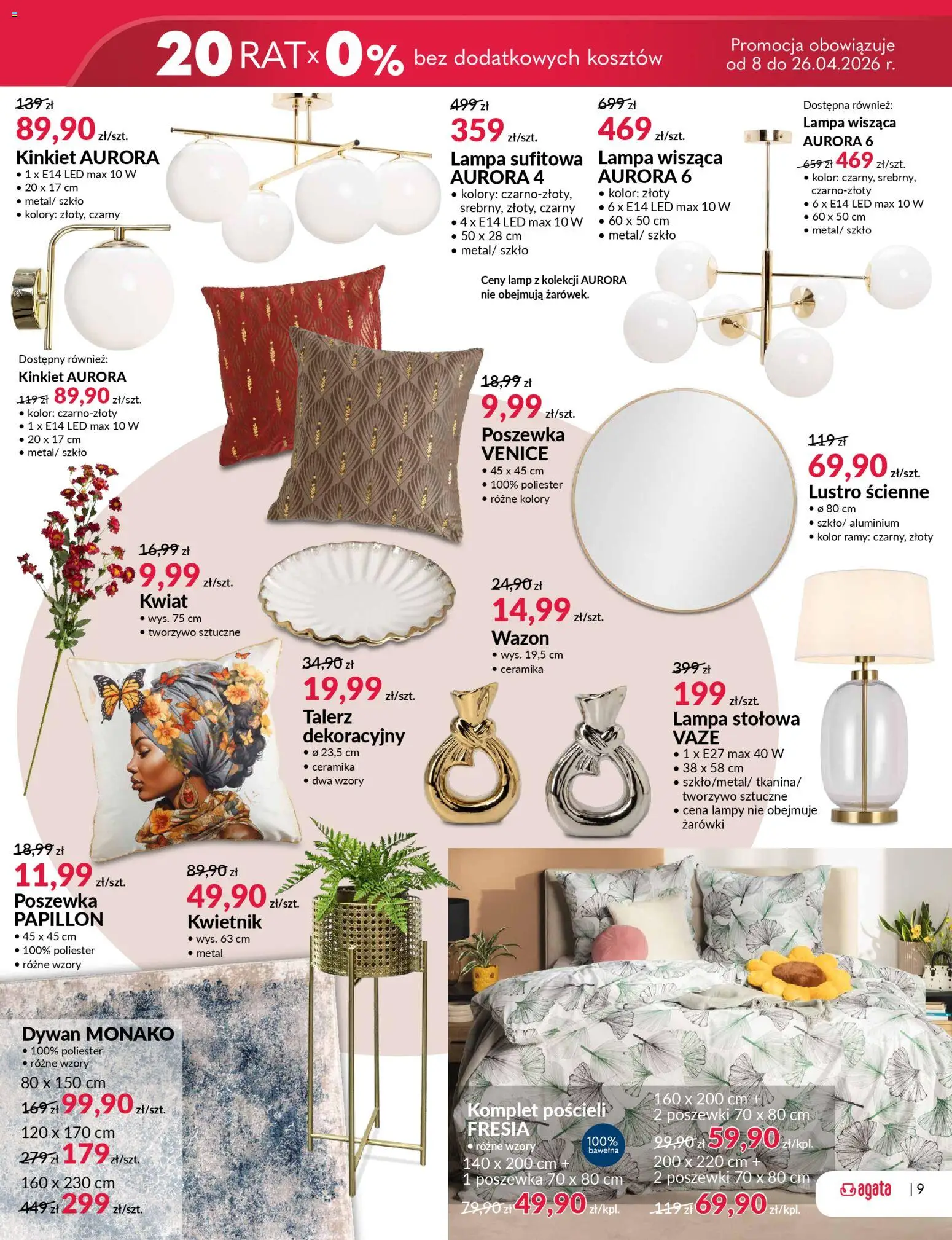 Salony Agata gazetka od 09.04.2026 | Strona: 9