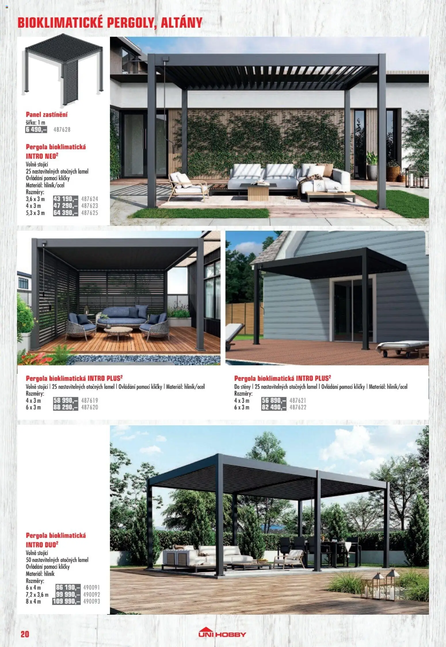 Uni Hobby katalog - Nábytek, grily a bazény 2026 od 10.04.2026 | Strana: 20