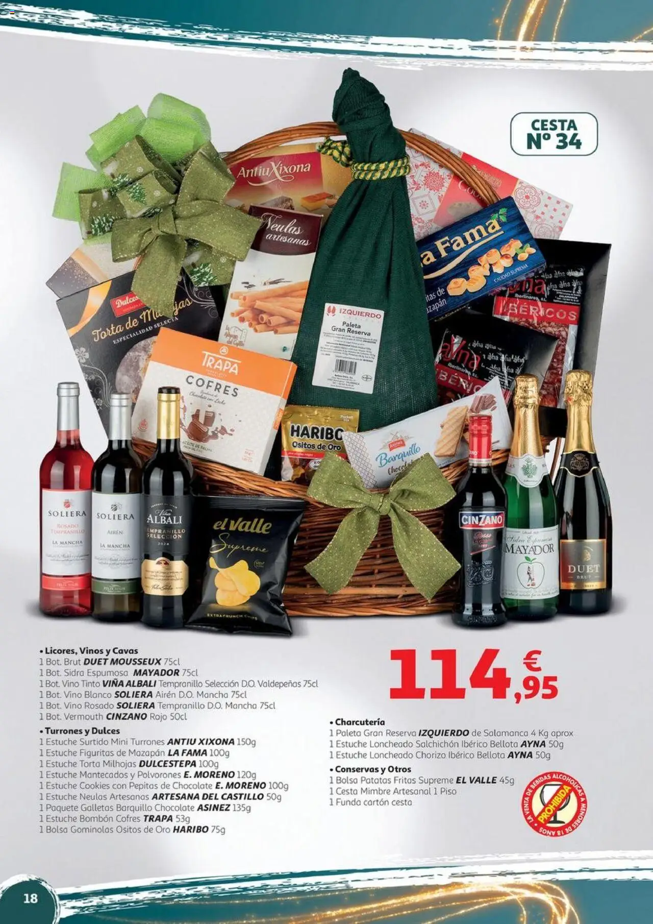 Alcampo - Alicante y Murcia │ válido desde el 06.11.2025 | Página: 18 | Productos: Chocolate, Vino rosado, Bolsa, Loncheado
