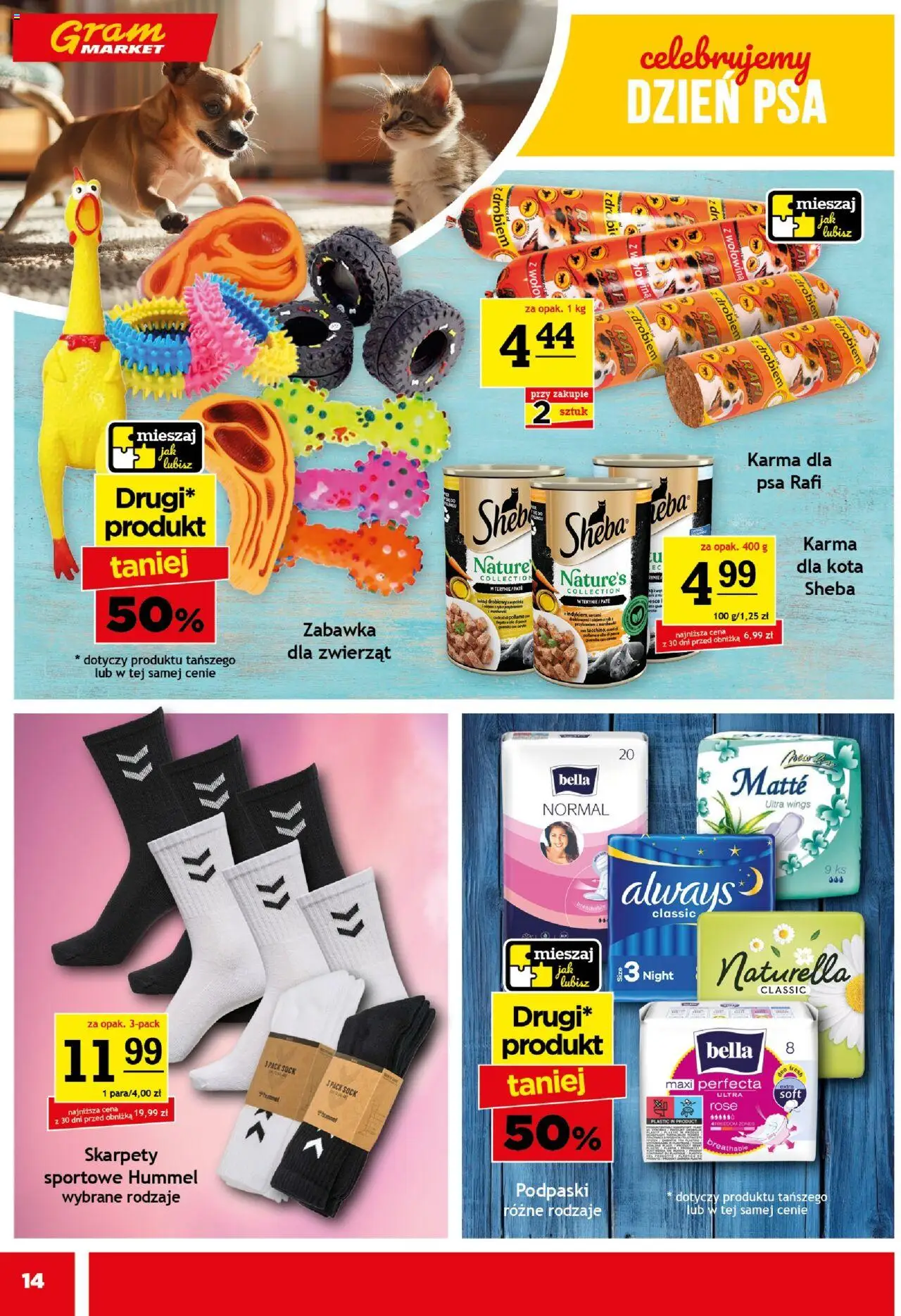 Gram Market Gazetka od 20.08.2025 | Strona: 14 | Produkty: Skarpety, Podpaski, Wołowina