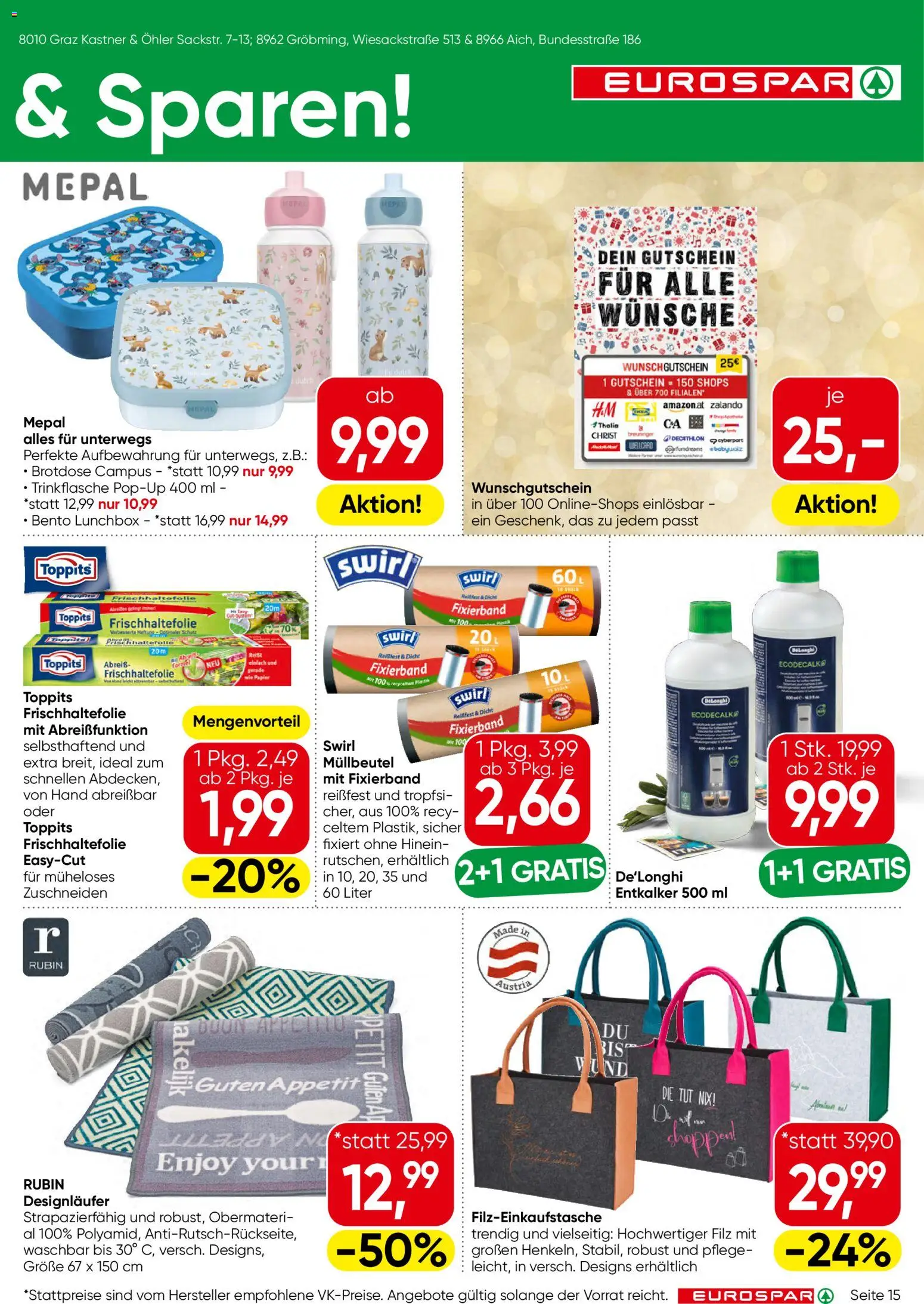 Eurospar Flugblatt - Steiermark gültig ab 12.02.2026 | Seite: 15