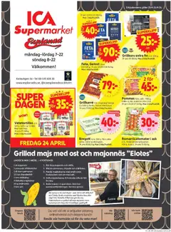ICA Supermarket - Stockholm - Förhandsvisning av reklamblad från butik ICA Supermarket aktuell från 20.04.2026