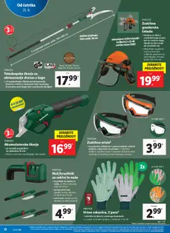 Lidl katalog │ velja od 21.08.2025 | Stran: 32 | Izdelki: Škarje za živo mejo, Akumulator, Čelada, Brusilnik
