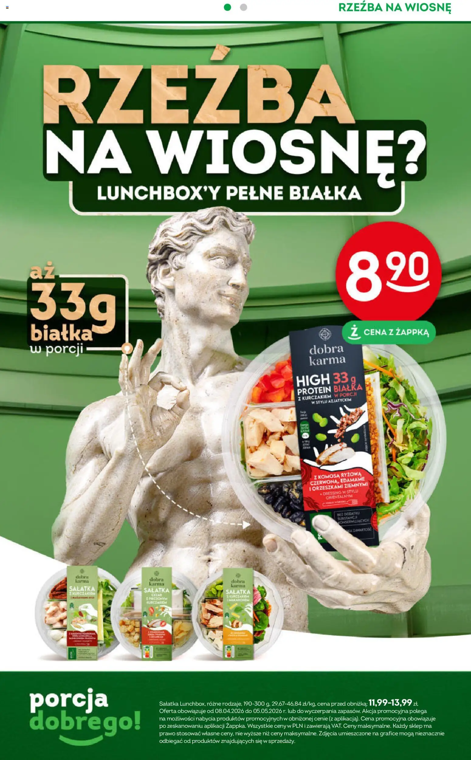 Żabka gazetka od 08.04.2026 | Strona: 6 | Produkty: Komosa ryżowa, Sałatka